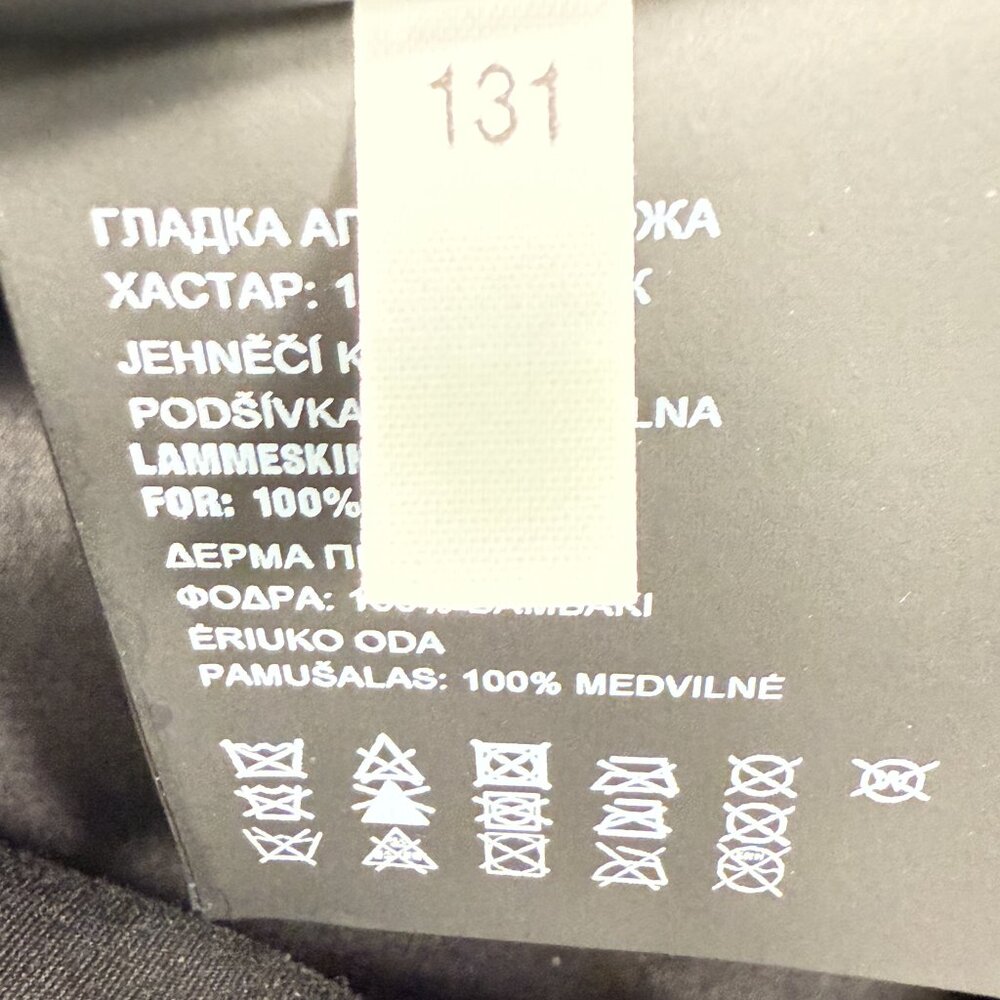 $1495 Authentic PRADA Made in ITALY Unisex Black Lambskin Bucket Hat SZ.XL 60cm - Picture 8 of 13